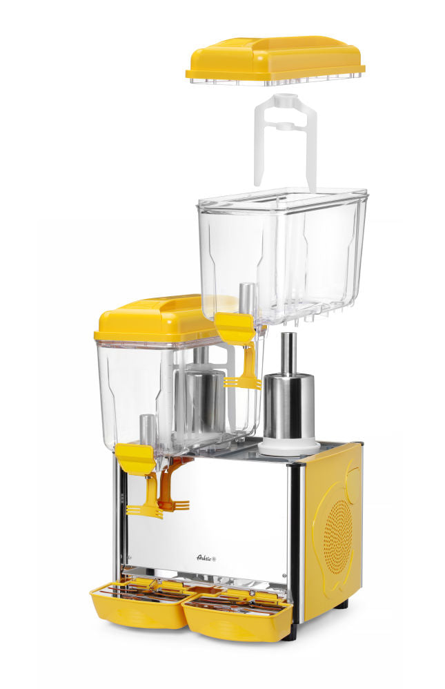 Juicedispenser 2x12L, 24L, 230V/370W, 430x430x (H) 640mm
