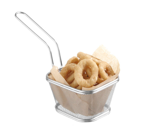 Serverings kurv miniatyrer stabelbar, 130x115x (H) 80mm