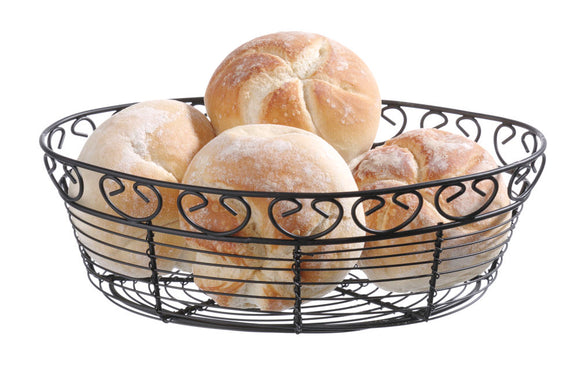 Tråd Kurv Deco Oval, 255x160x (H) 80mm