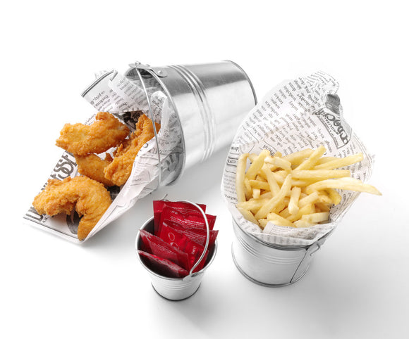 Bøtter med håndtak, Ø70X (H) 65mm