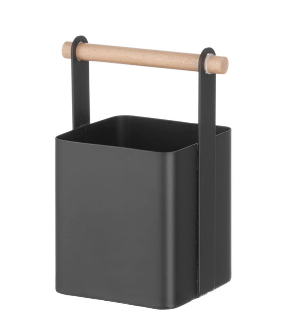 Bestikk og krydder holder for bord svart, 140x105x (H) 190mm