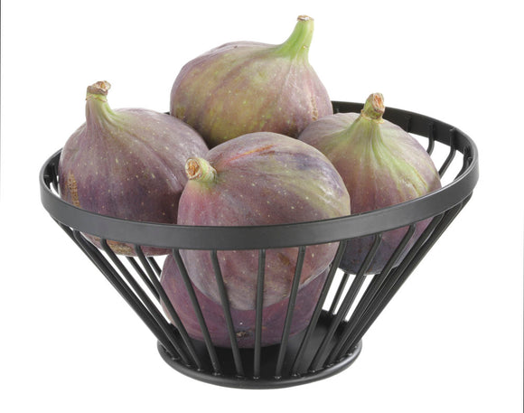 Fruktkurv vinklet rundt svart, Ø300X (H) 250mm
