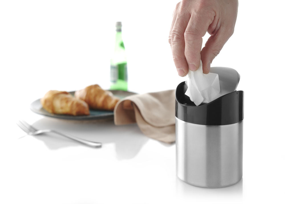 Søppel bøtte liten for bord, Ø95X (H) 130mm
