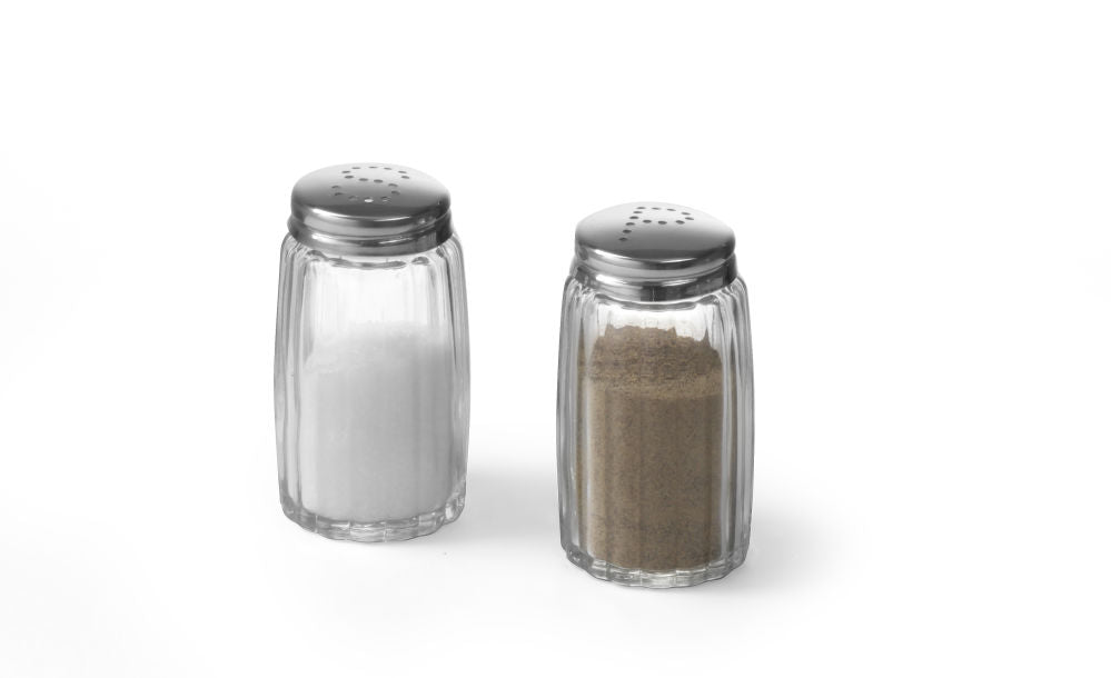 Salt og pepper shaker sett, Ø40X (H) 70mm Minimum 3 sett