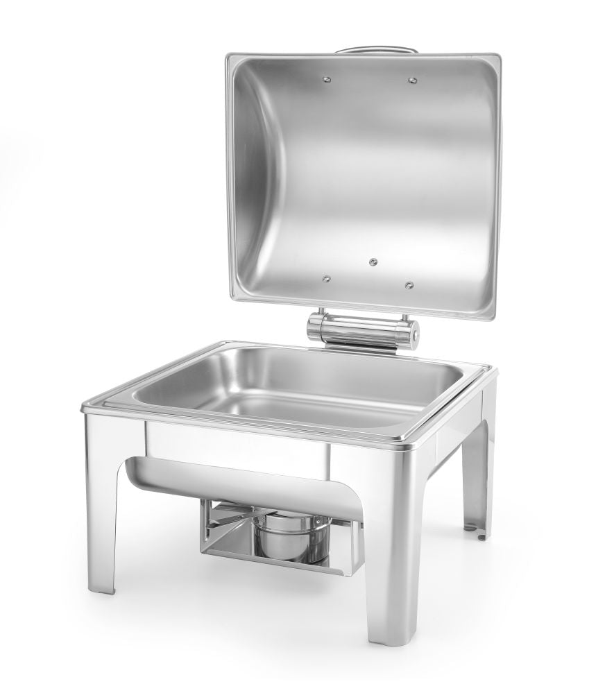 Chafing buffet varmer GN 2/3 Høyglans pollert, 6L, 395x405X (H) 320mm