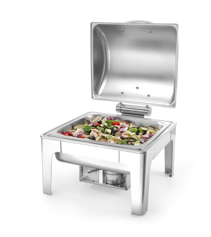 Chafing buffet varmer GN 2/3 Høyglans pollert, 6L, 395x405X (H) 320mm