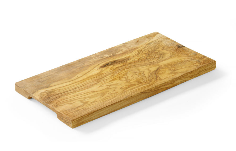 Serveringsbrett, Oliven tre, rektangulær, 350x150x (h) 18mm