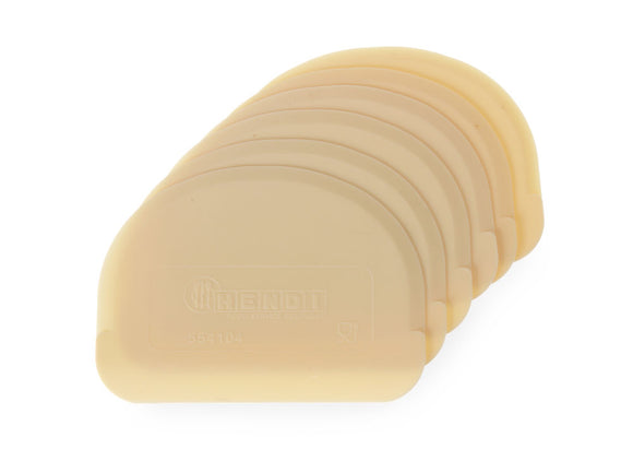 Deigskrapere - Halvsirkulært - Sett med 6 stk.