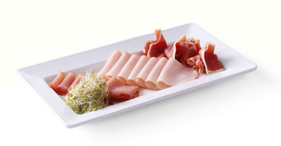 Tallerken - rektangulær - 38mm