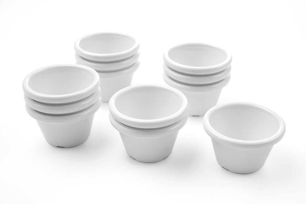 Suppe og sauseboller - Suppe og sauseboller - Ramekin - 12 stk, 0,045L, elfenben, 12 stk., Ø60X (H) 35mm