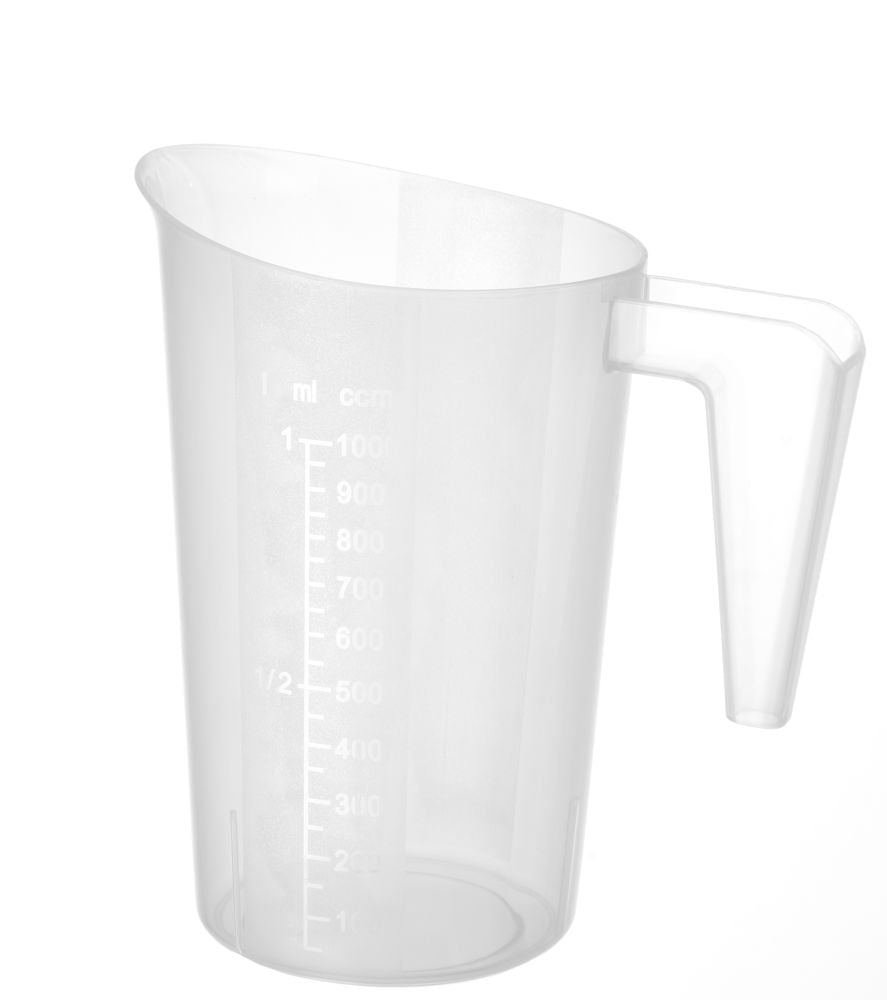 Måle beger kan stables, 1L, Ø124x (H) 170mm