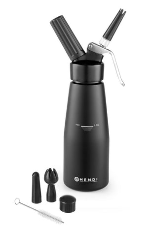 Krem sprøyte - 0,5L - Svart