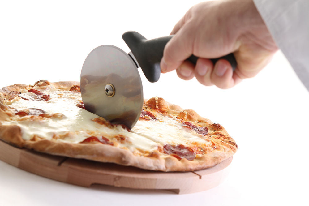 Pizzaskjærer, svart, (L) 230mm