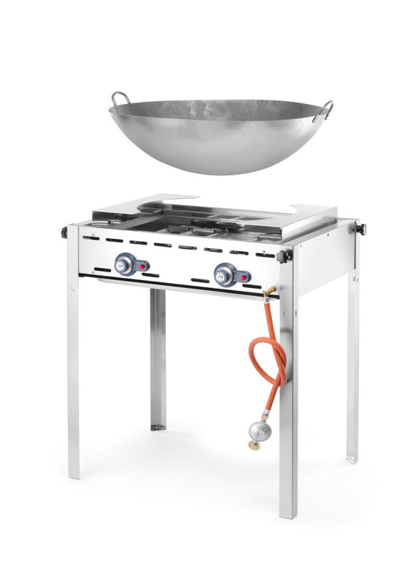 Wok panne med håndtak, Ø710x (H) 220mm