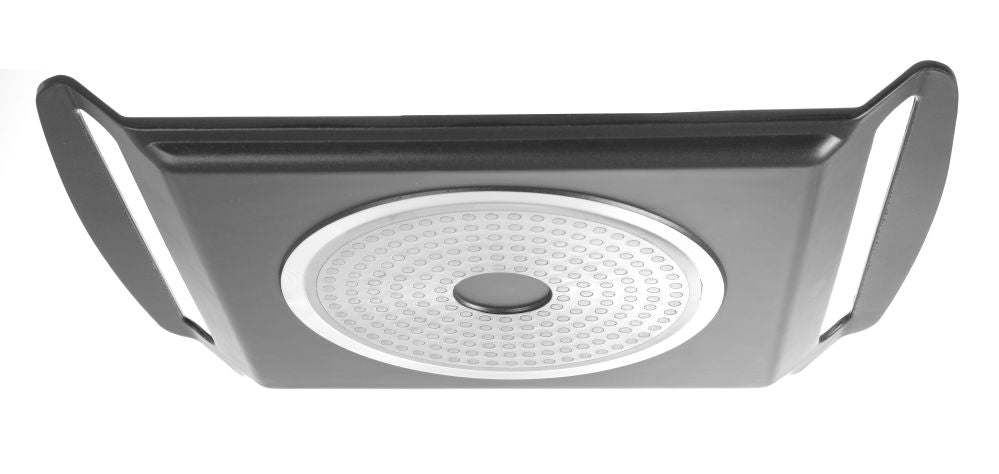 Grillplate for induksjonstopper, 390x260x (H) 35mm