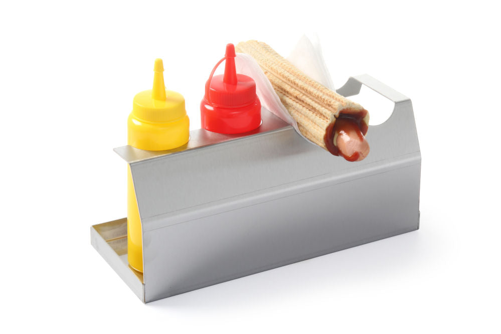 Pølse holder, 260x110x (H) 118mm