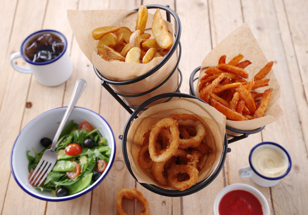 Pommes frites poseholder., 270x270x (h) 280mm