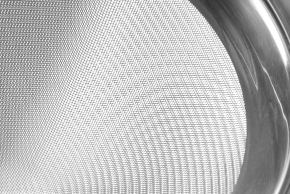 Konisk sil med trådnett