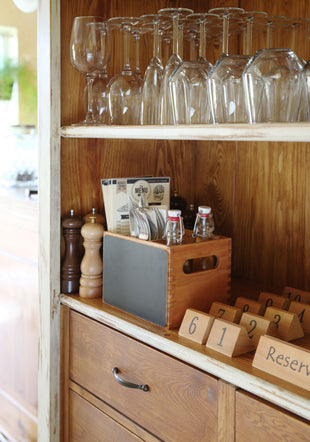 Meny og bestikkboks, 210x150x (H) 150mm