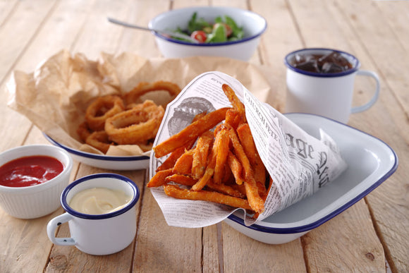 Fettfast papir - 500 stk, avisutskrift, 500 stk., 250x350mm