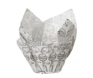 Fettfast papirforing pre -formet - 150 stk, 150 stk., 160x160x (h) 50mm