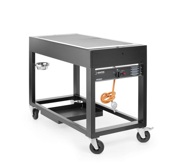 Gas Grill, Tampa, svart, 10kw, 1260x580x (H) 900mm