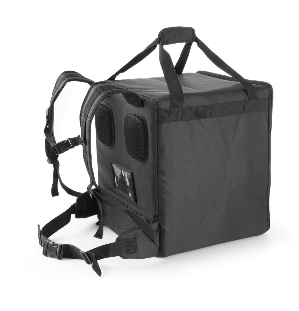 Pizza & Food Delivery ryggsekk isolert, 75,2L, svart, 410x410x (H) 480mm