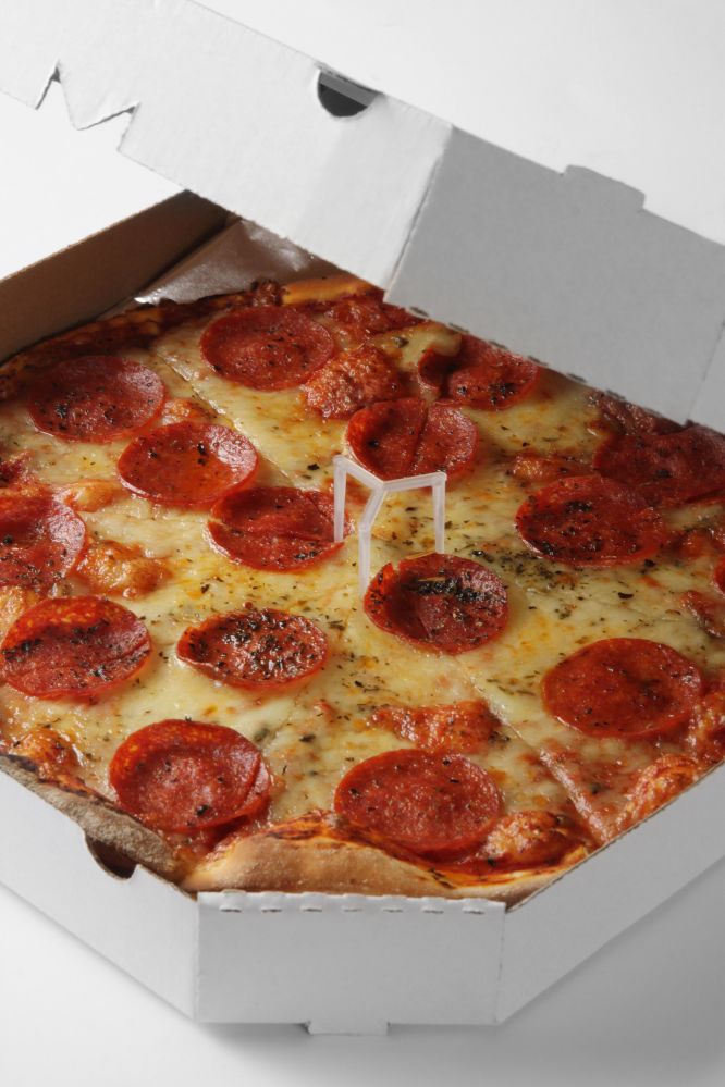 Lokkstøtte for pizza esker- 500 stk. - 500 stk, 500 stk