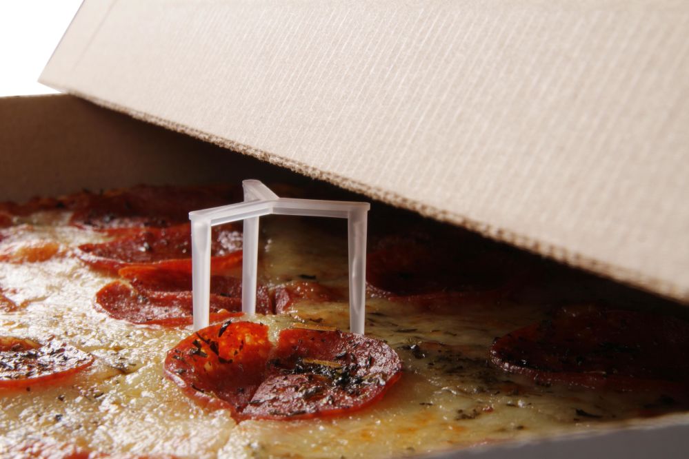 Lokkstøtte for pizza esker- 500 stk. - 500 stk, 500 stk