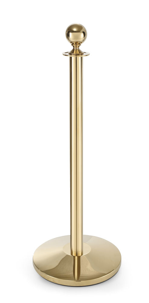 Sperrestolpe med gullfarget finish, Post + Base, Ø360X (H) 1010mm