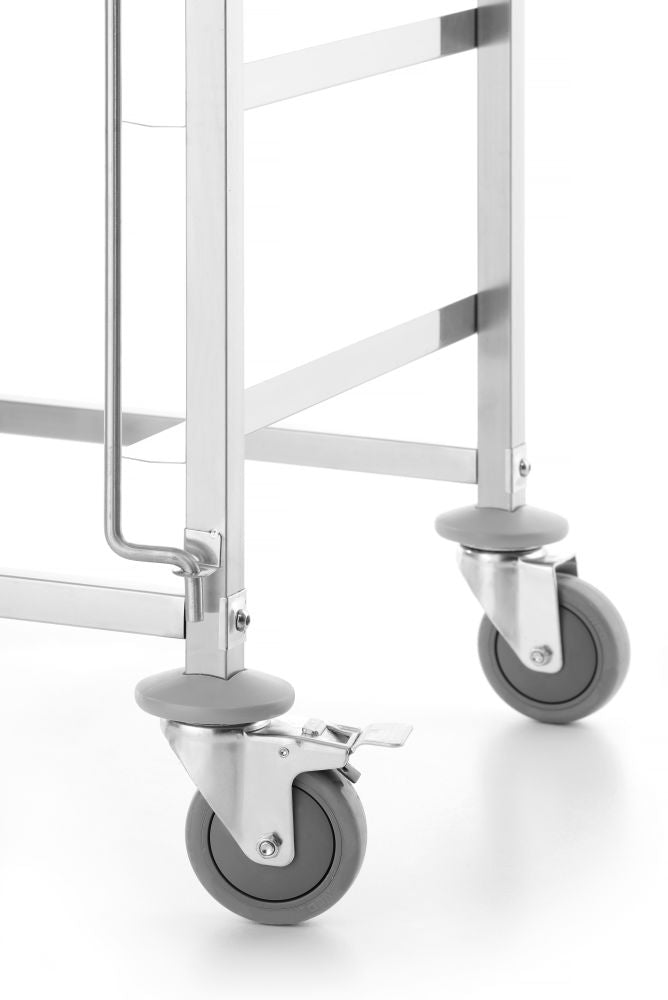 Mobil tralle for oppvaskmaskinkurver - 7 x 500x500 mm, 615x560x (h) 1700mm