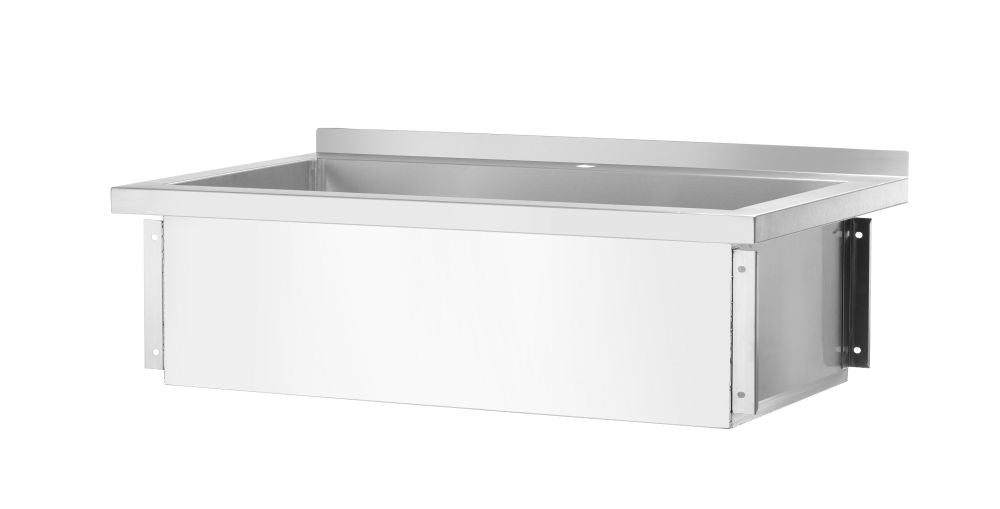 Oppvaskbord  enkelt Budget Line - skrudd, dybde: 600 mm, 1000x600x (h) 850mm