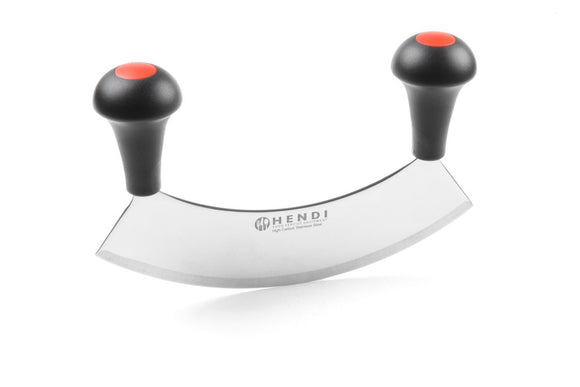 Hakkekniv - Enkeltblad - Svart