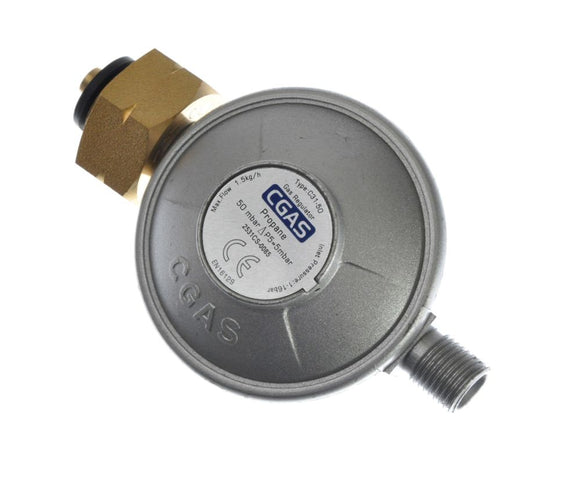 Trykkregulator 50 mbar for gassgrillpropan/butan,