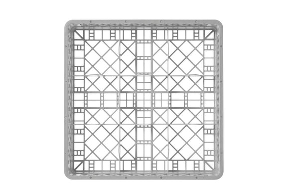 Oppvaskmaskinkurv for glass, 9 rom, 500x500x (h) 104mm