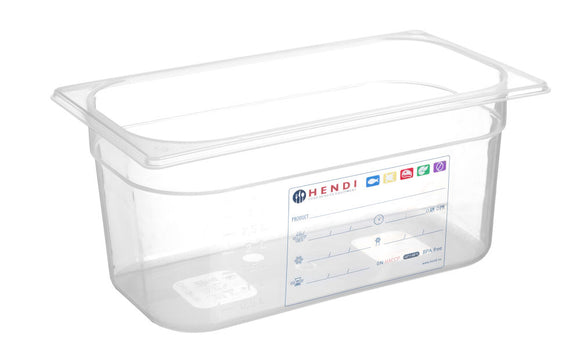 GN Kontainer HACCP - GN 1/2 - 9,5L - Transparent