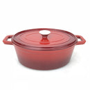 Støpejernsgryte - Emaljert - 0,27L - Rød-1