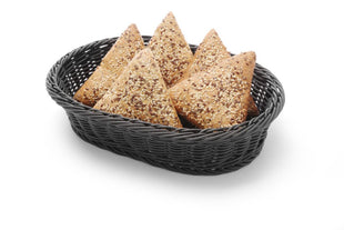 Bakeri Kurv Oval, svart, 320x230x (H) 70mm - for Storkjøkken - XL - Storkjøkken