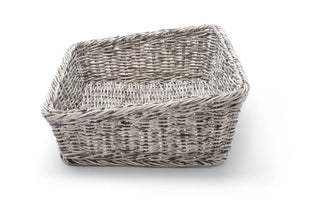 Bakeri Kurv vinklet, lysegrå, 400x300x (h) 120mm - for Storkjøkken - XL - Storkjøkken