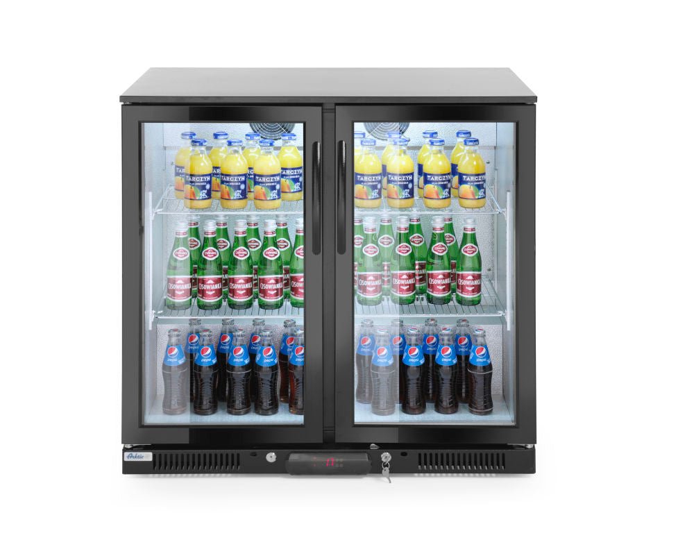 Bakstang Kjøleskap Dobbeltdører, 200 L, Arktic, 220 - 240V/160W, 900x500X (H) 900mm - for Storkjøkken - XL - Storkjøkken