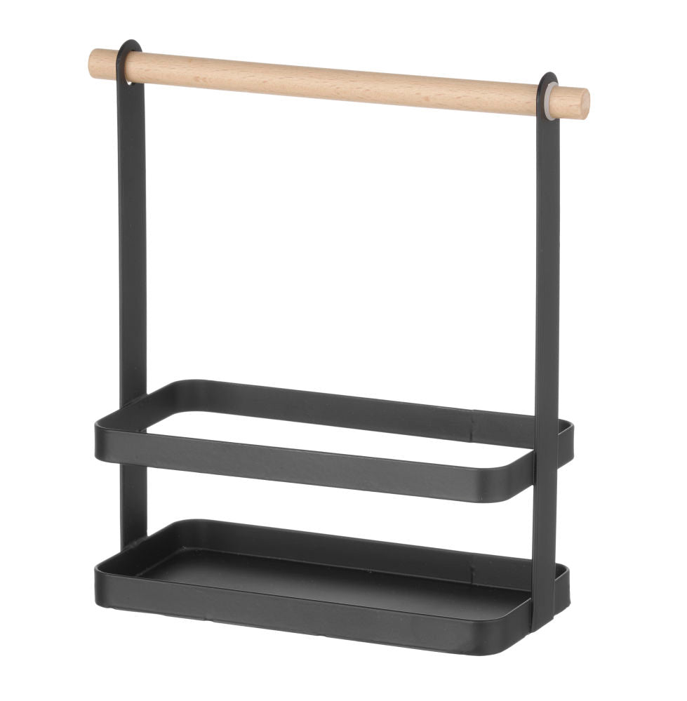 Bestikk og krydder holder for bord svart, 230x100x (H) 240mm - for Storkjøkken - XL - Storkjøkken