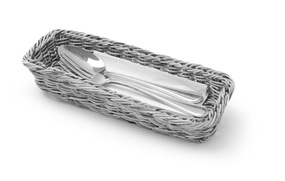 Bestikkkurv, lysegrå, 270x100x (H) 45mm - for Storkjøkken - XL - Storkjøkken