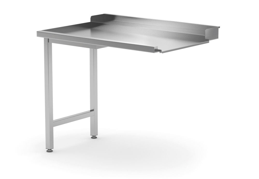 Bord for oppvaskmaskiner, vask ut, venstre side, 1000x700x (h) 850mm - for Storkjøkken - XL - Storkjøkken