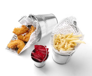 Bøtter med håndtak, Ø70X (H) 65mm - for Storkjøkken - XL - Storkjøkken