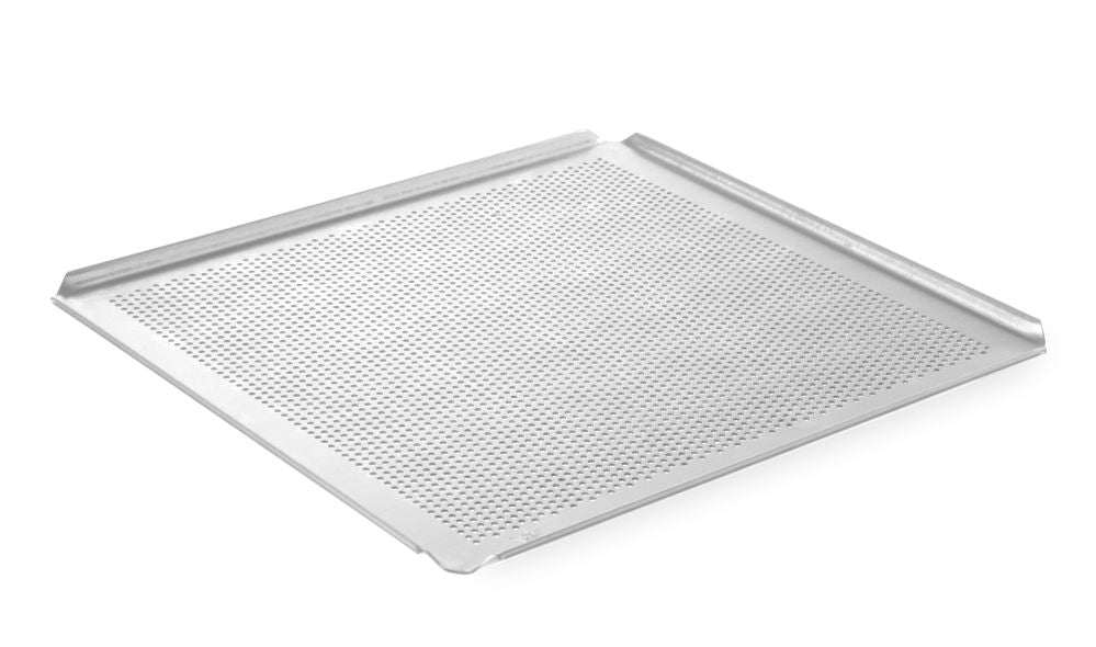 Brett perforert gn 2/3 - med 4 felger, 354x325x (h) 10mm - for Storkjøkken - XL - Storkjøkken