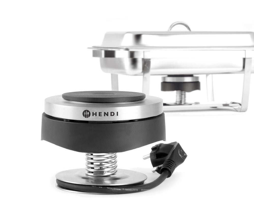 Chafing buffet varmer, 230V/500W, Ø130X (H) 100mm - for Storkjøkken - XL - Storkjøkken