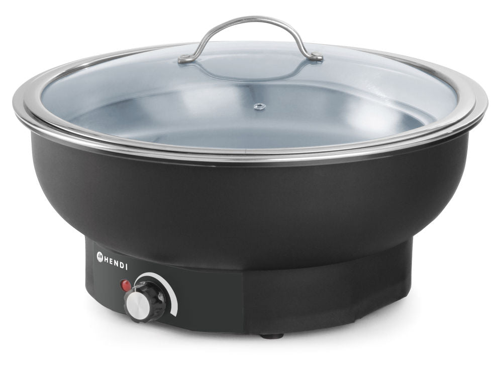 Chafing buffet varmer Elektrisk Tesino, 6,8L, 230V/500W, Ø405X (H) 248mm - for Storkjøkken - XL - Storkjøkken