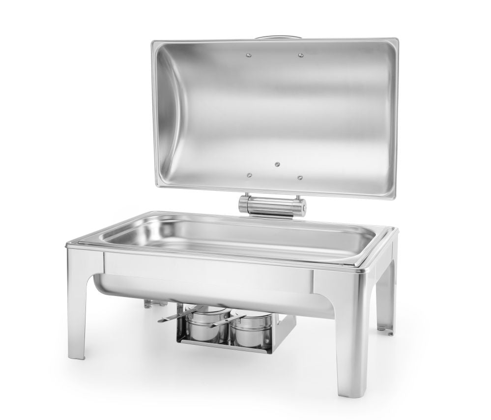 Chafing buffet varmer GN 1/1 Høyglans pollert, 9L, 570x405X (H) 320mm - for Storkjøkken - XL - Storkjøkken