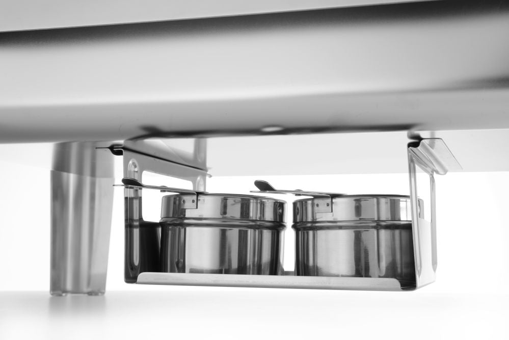 Chafing buffet varmer GN 1/1 Satin matt., 9L, 570x430X (H) 290mm - for Storkjøkken - XL - Storkjøkken
