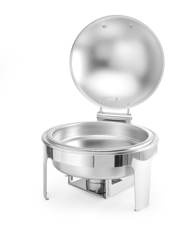 Chafing buffet varmer Rund Satin matt., 6L, 465x420X (H) 320mm - for Storkjøkken - XL - Storkjøkken